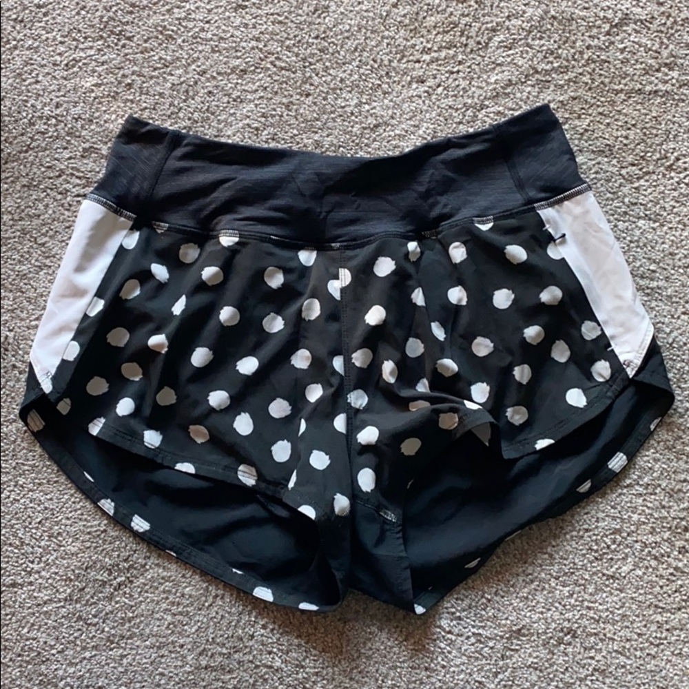 LIMITED RUN Black Polka Dot Hudson Short, M